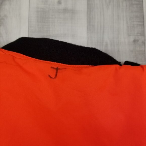 ✅Mount'n Prairie Hooded Hunting 3/1 Jacket W/Zip Out Liner Orange Mens M *STAIN - Picture 10 of 14